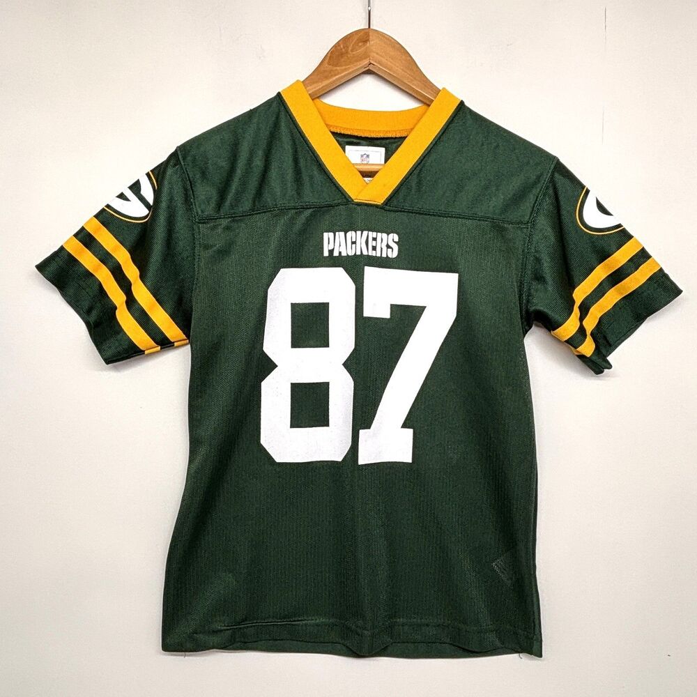 Green Bay Packers Nelson #87 Jersey Green NFL Team Apparel Youth Size Med 10/12